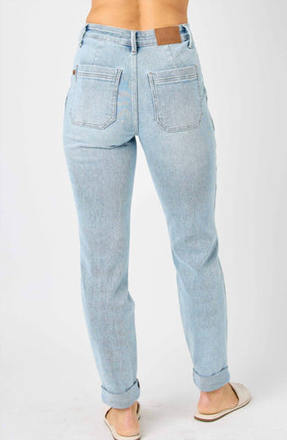 Judy Blue - High Waist Vintage Double Cuff Jogger