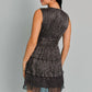 Le Lis - Midnight Shimmer Mini Dress