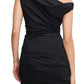 Good American - Poplin Ruched Off The Shoulder Mini Dress
