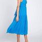 Entro - Wrap Tie Midi Dress