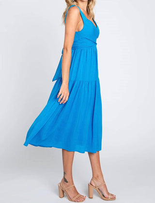 Entro - Wrap Tie Midi Dress