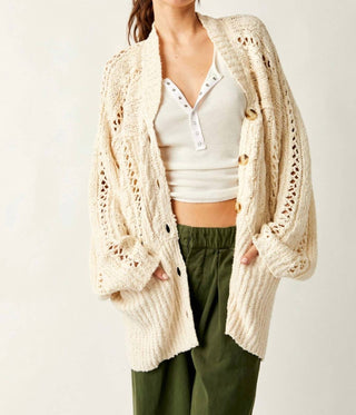 Free People - Cable Cardigan