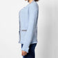 Nzt By Nic+Zoe - Indigo Fringe Mix Knit Jacket