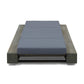 Gray Broadway Ian Chaise Lounge Cushion (Triple Folds)