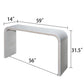 Washed White Console Table, 59in Entryway Table