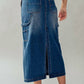 Angel Kiss - Cargo Jean Maxi Skirt