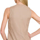 Zenana - Linen Button Vest