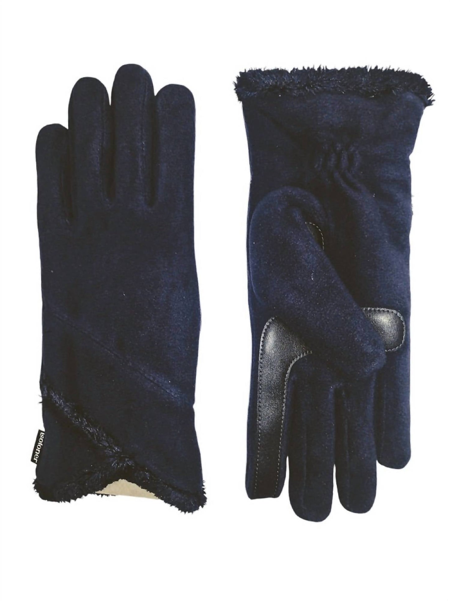 Isotoner - Women's Smartdri Fleece Gloves With Overlap Wrist