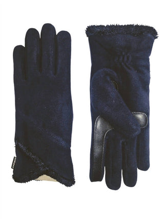 Isotoner - Women's Smartdri Fleece Gloves With Overlap Wrist