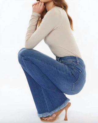 Kancan - High Rise Flare Jeans
