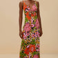Farm Rio - Floral Vivi Rose Midi Dress