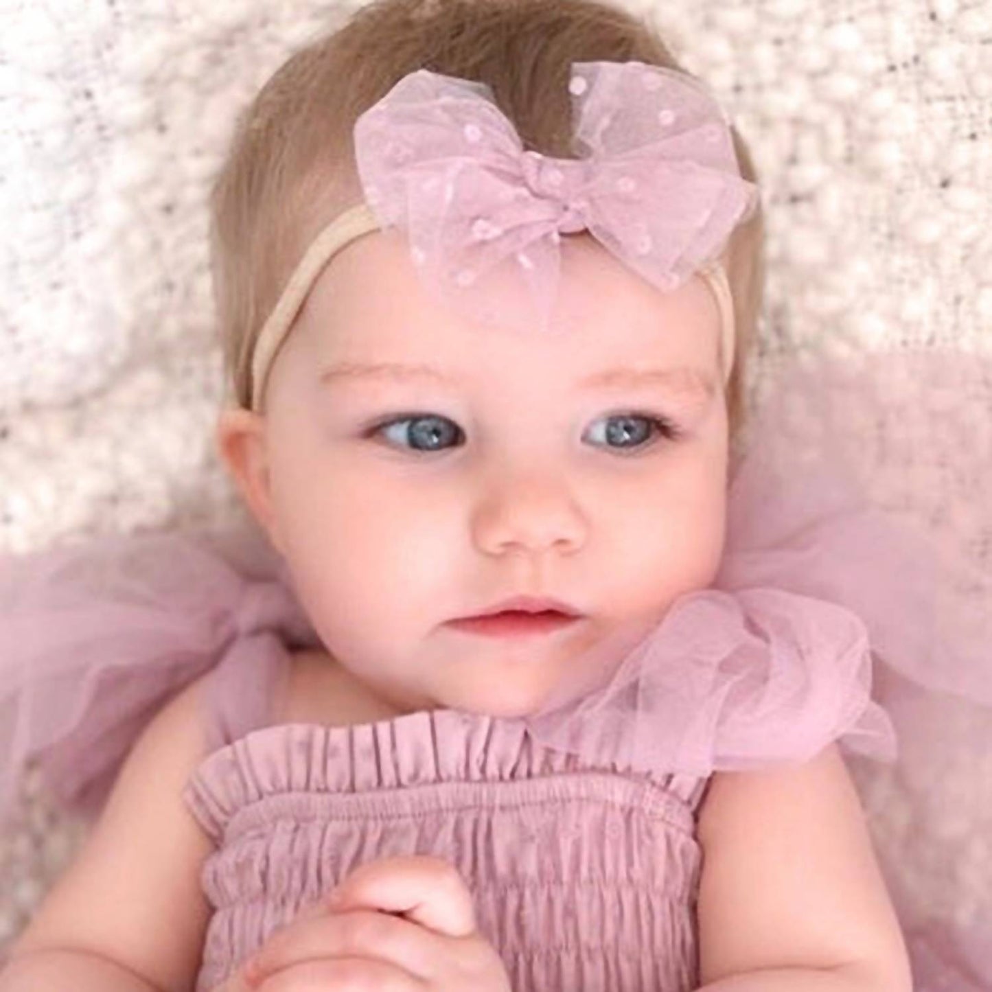 A Little Lacey - Baby Bow Headband