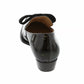 All Black - Women's Pat & Bow Slip on Shoes