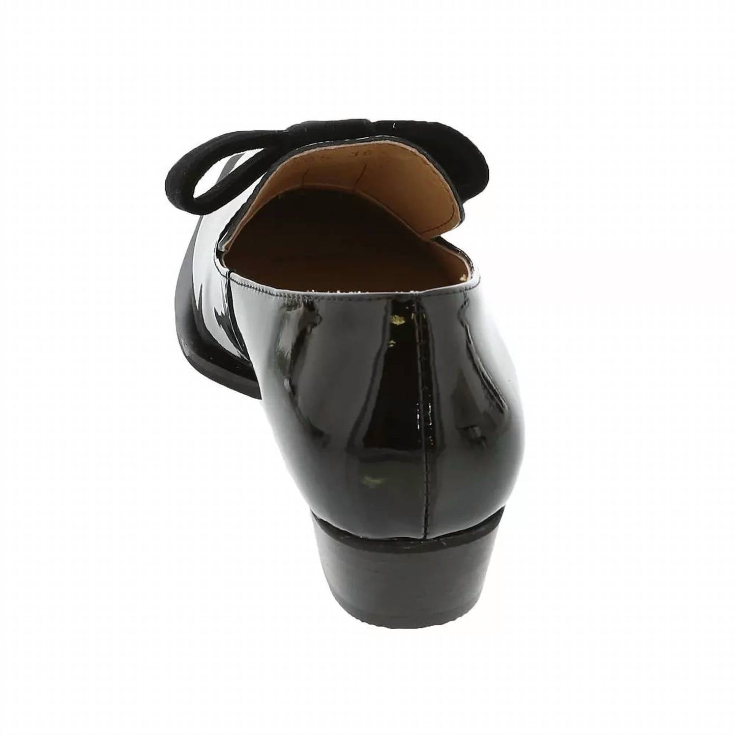 All Black - Women's Pat & Bow Slip on Shoes