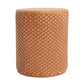 Evie Outdoor Patio Round MGO Side Table Brown
