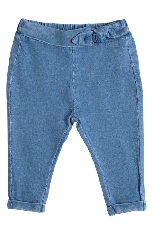 MILES THE LABEL miles Organic Cotton Woven Pants in Blue Denim