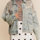 Davi & Dani - Mesh Stiching Button Down Jacket