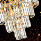 Golden Luxury Crystal Chandelier 23.6 Inch