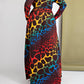 The Curve La - Plus Size Long Sleeve Surplice Wrap Top And Maxi Skirt Set
