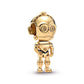 Pandora - Women's Star Wars C-3po Shine Charm