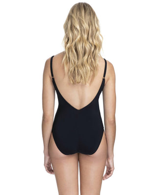 Profile By Gottex - D-cup V-neck One Piece Swimsuit
