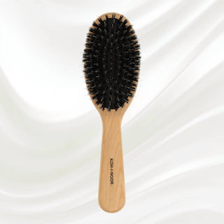 Koh-I-Noor Beauty Usa - Legno Alder Wood Pneumatic Hair Brush with Boar Bristles and Nylon Pins