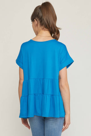 Entro - Short Sleeve Tiered Tunic