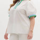 Entro - Curvy Afternoon Picnic Top