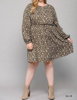 Gigio - Ditsy Floral Button Down Dress