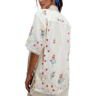 Free People - EMMA EMBROIDERED TOP
