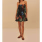 Farm Rio - Midnight Macaw Fiesta Sleeveless Mini Dress