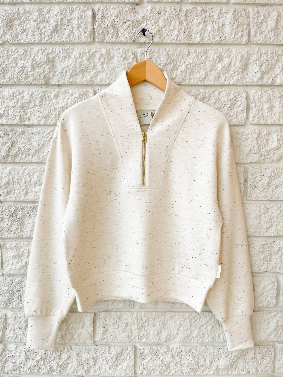 Varley - Davidson Collared Quarter Zip Sweater