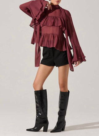 Astr - Fae Long Bell Sleeve Top