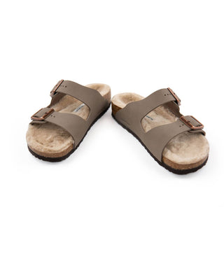 Birkenstock - Girl's Arizona Shearling Sandals - Narrow