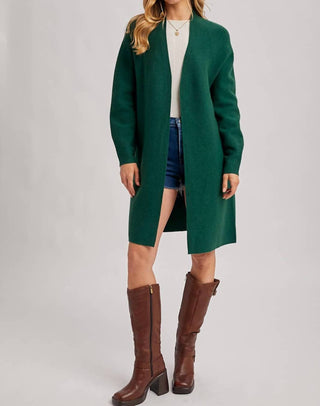 Bluivy - Open Front Knit Layering Sweater Cardigan