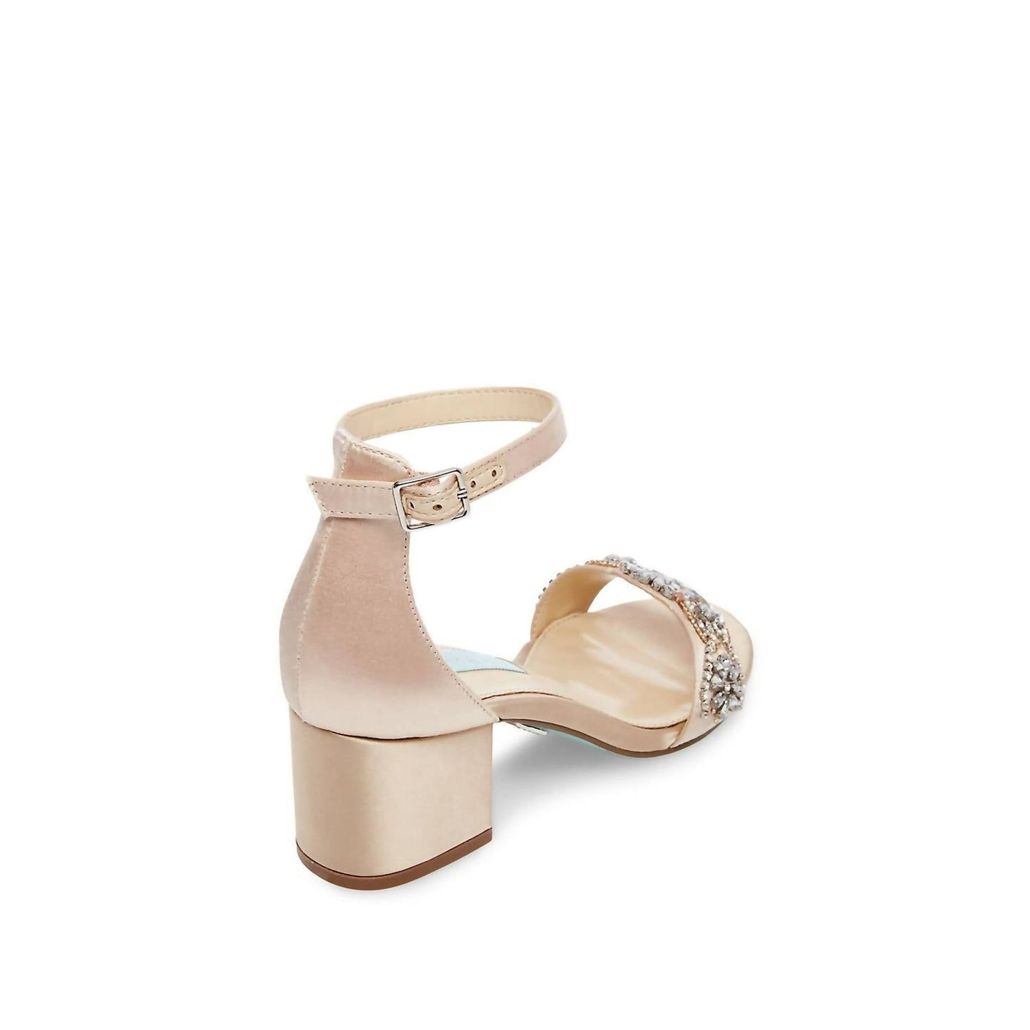 Betsey Johnson - Women's Mel Block Heel Crystal Dress Sandal