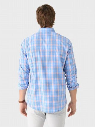 Southern Tide - Beckenham Plaid Intercoastal Long Sleeve Sport Shirt-