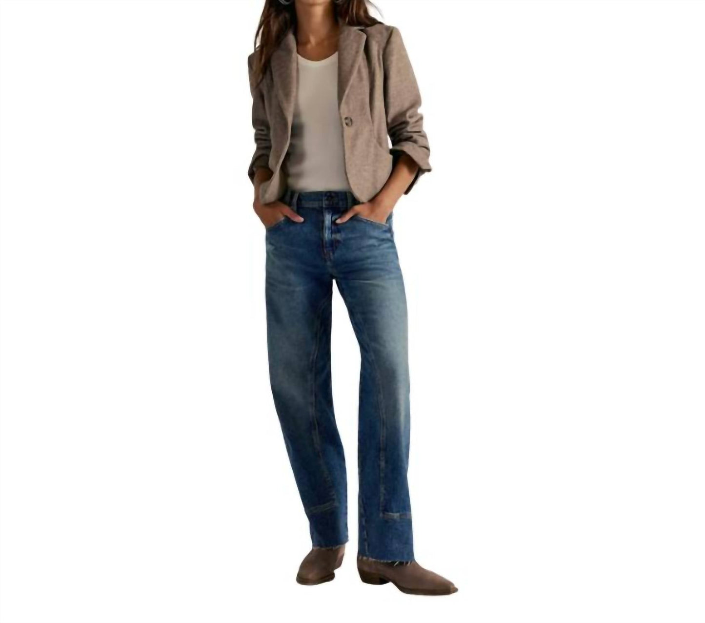 Free People - We The Free Risk Taker Mid-Rise Jeans