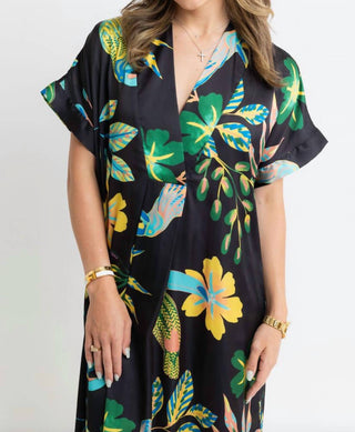 Karlie - Toucan Kaftan Maxi Dress