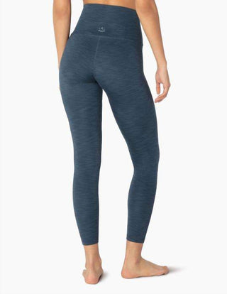 Beyond Yoga - Beyond Yoga Heather Rib HIGH WAIST Midi Yoga Leggings – Blue Horizon Heather