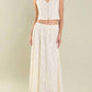 2.7 August Apparel - Floral Lace Maxi Skirt