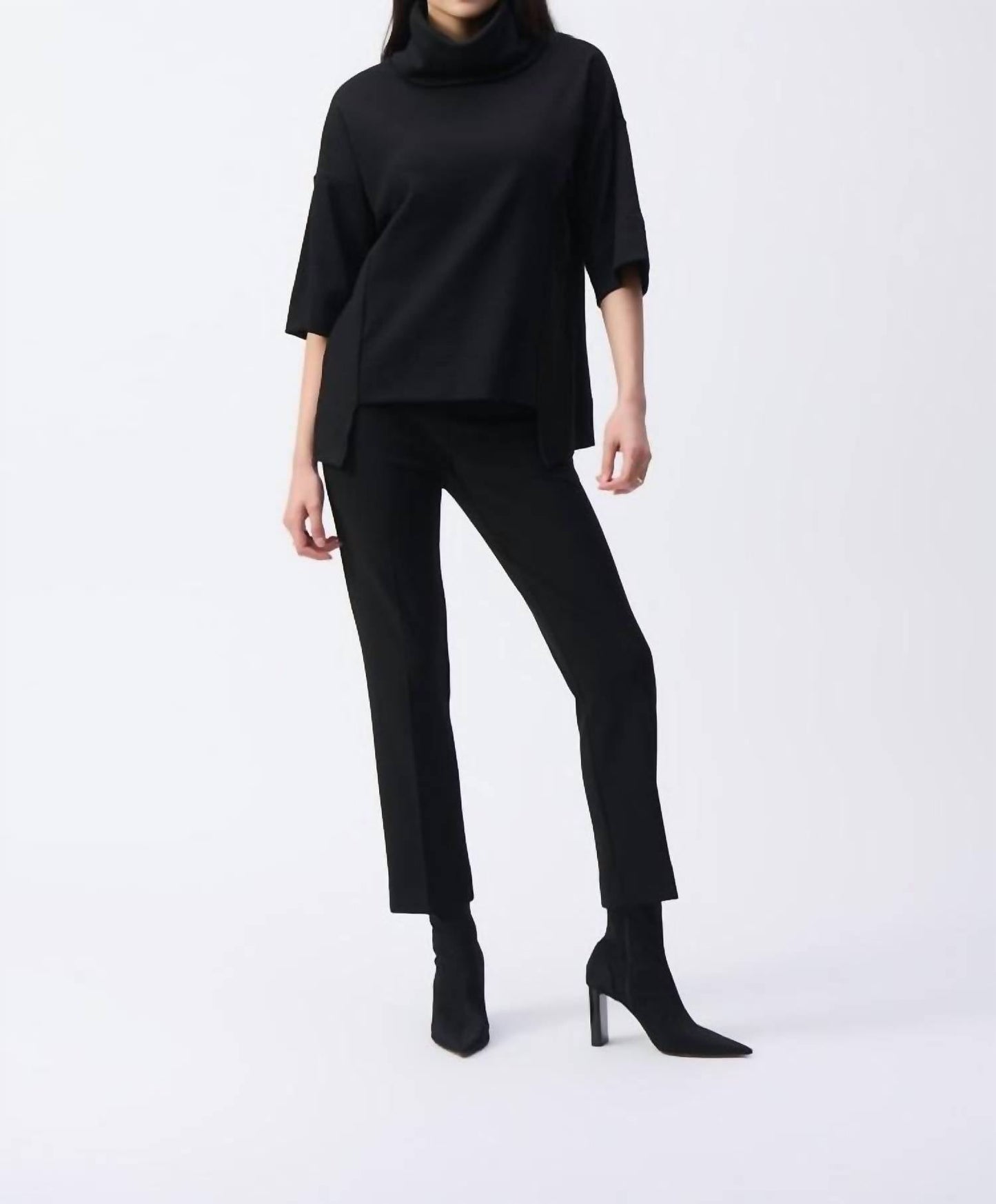Joseph Ribkoff - Needle Rib Long Boxy Top
