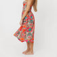 Olivaceous - Splash Midi Dress
