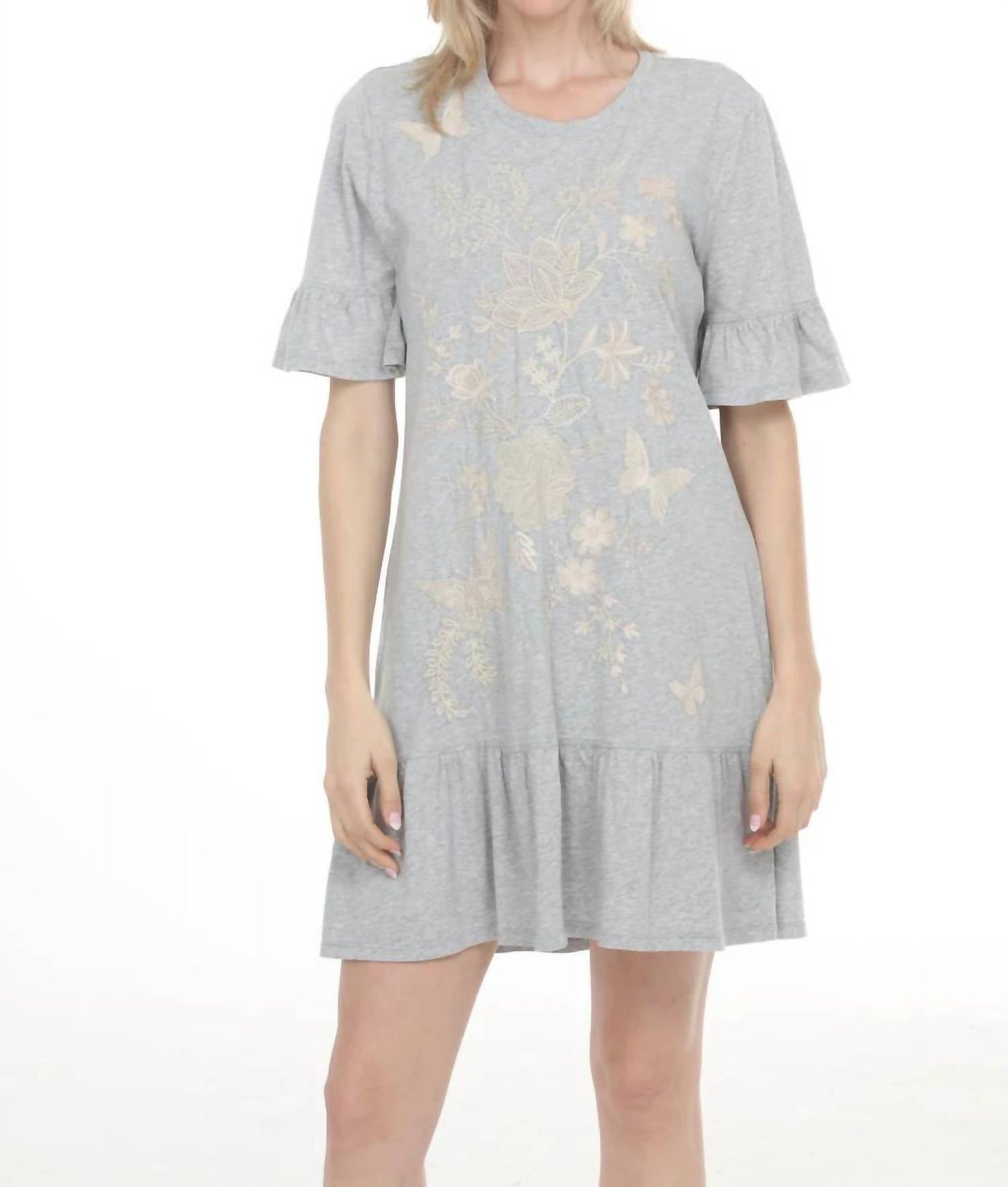 Johnny Was - DIINA RUFFLE SLEEVE KNIT DRESS