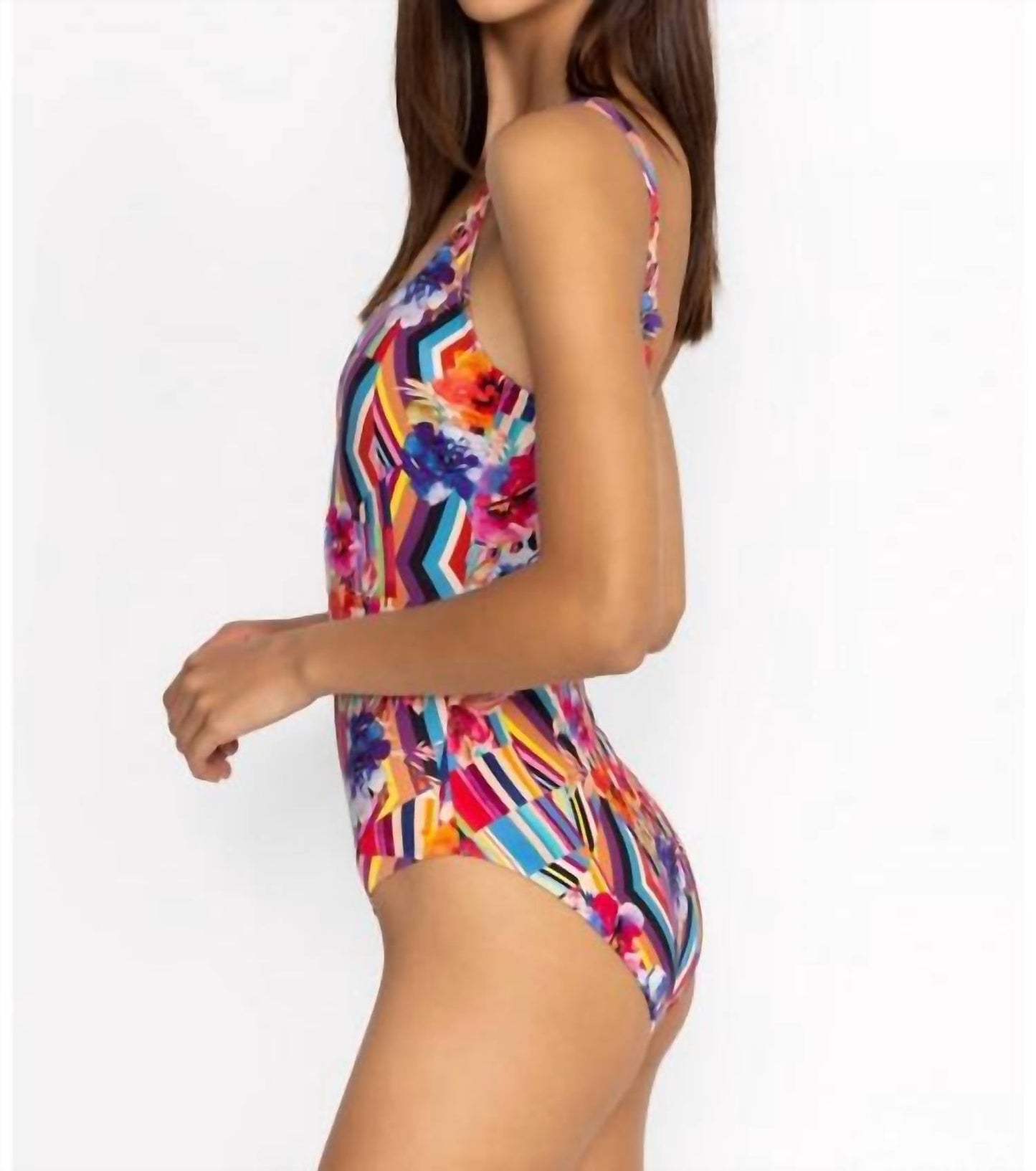Johnny Was - SUMMER STRIPES TANK SUIT ONE PIECE