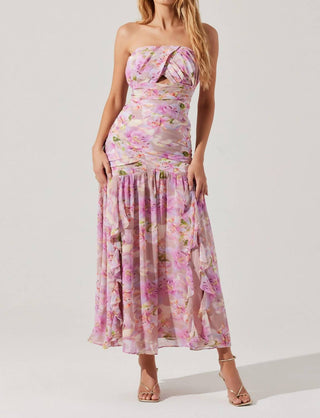 Astr - Estefany Strapless Maxi Dress