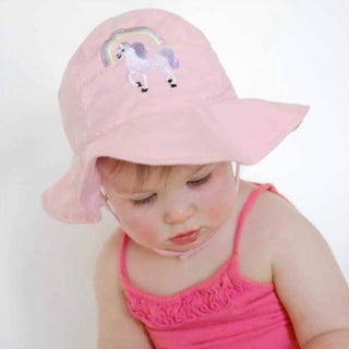 Huggalugs - Baby Girls Unicorn Upf 50+ Sunhat