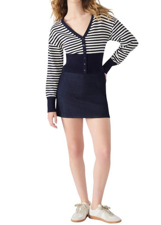 Steve Madden - Lauryn Stripe Crop Cardigan