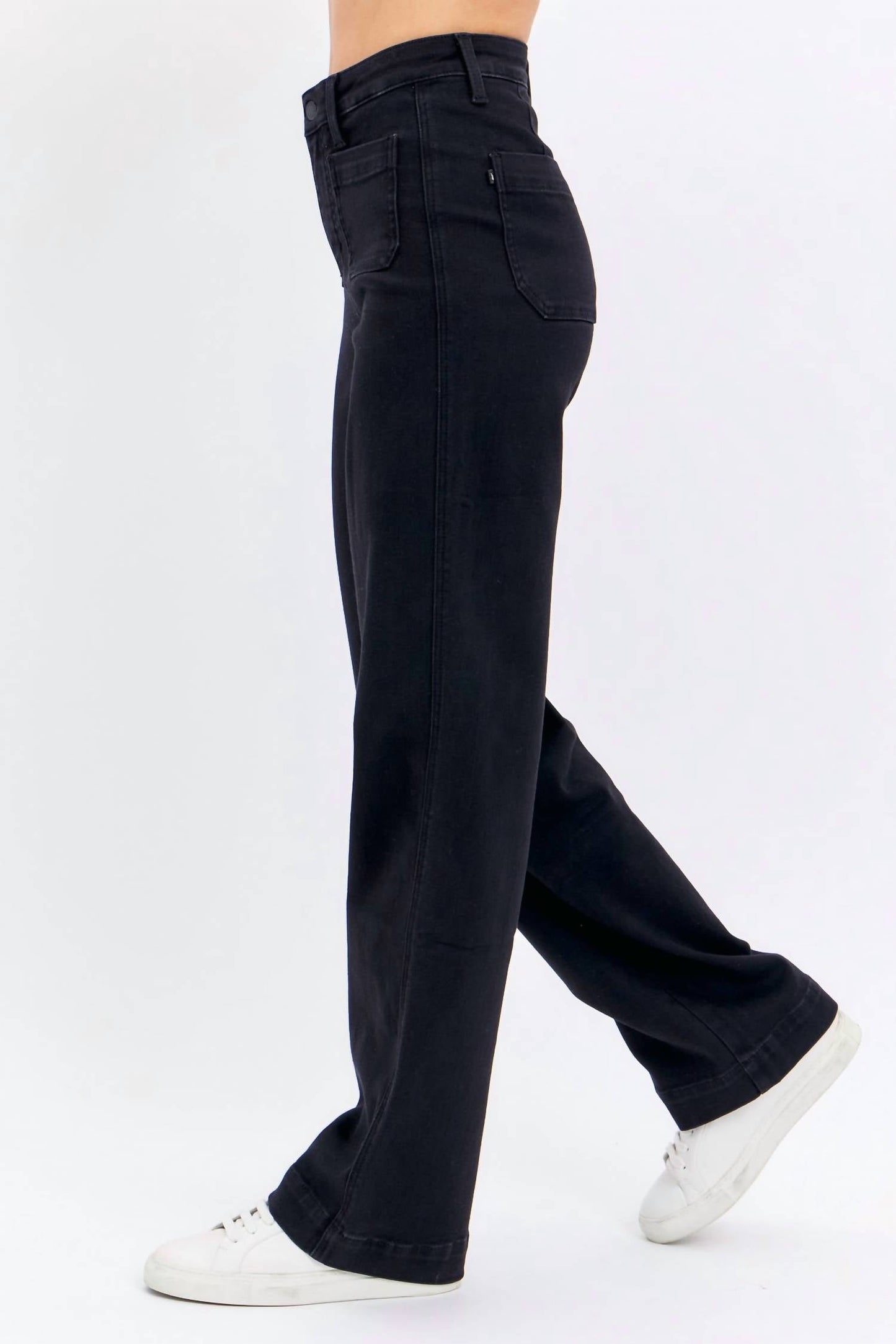 Judy Blue - High Waisted Patch Pocket Straight Leg Jeans