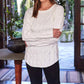 Karen Kane - Cable Shirttail Sweater